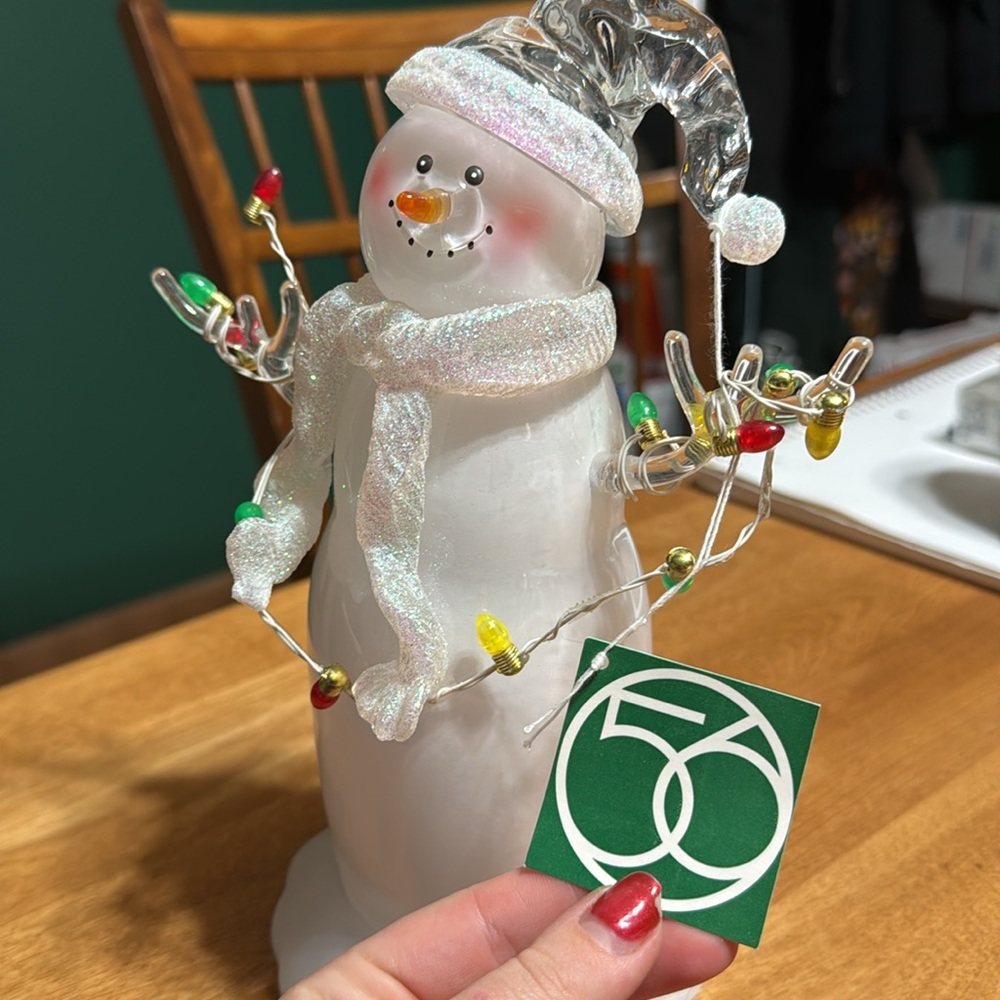 NWT! Light Up Snowman - Picture 3 of 4
